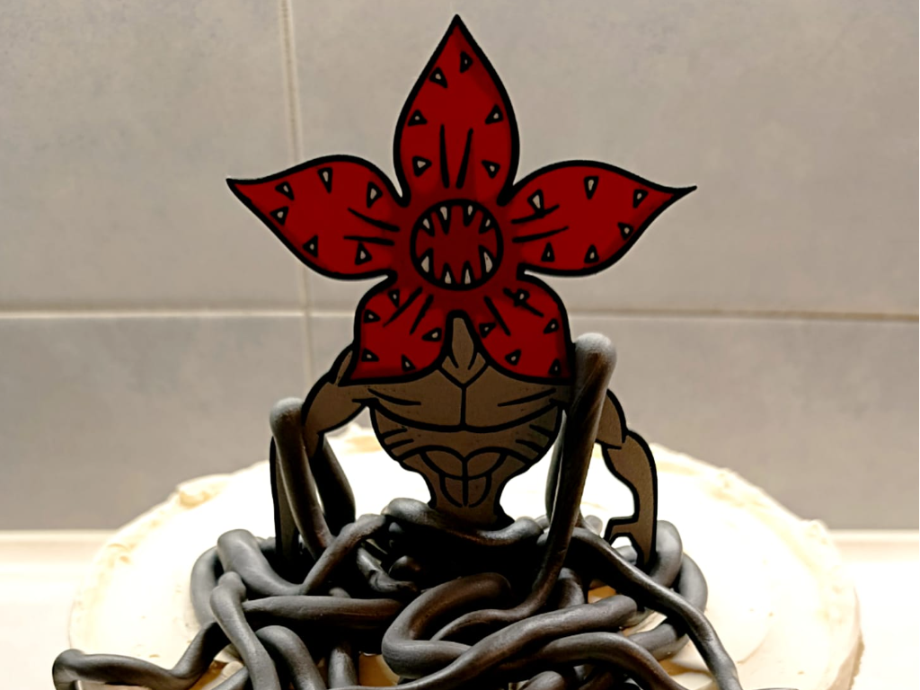 Demogorgon Cake Topper