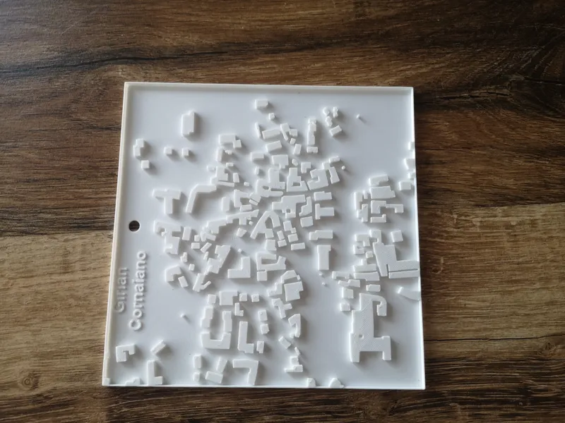 3D Map of Girlan (Cornaiano), South Tyrol