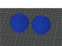 standard with hole for 1/4 inch diameter or 1100 paracord