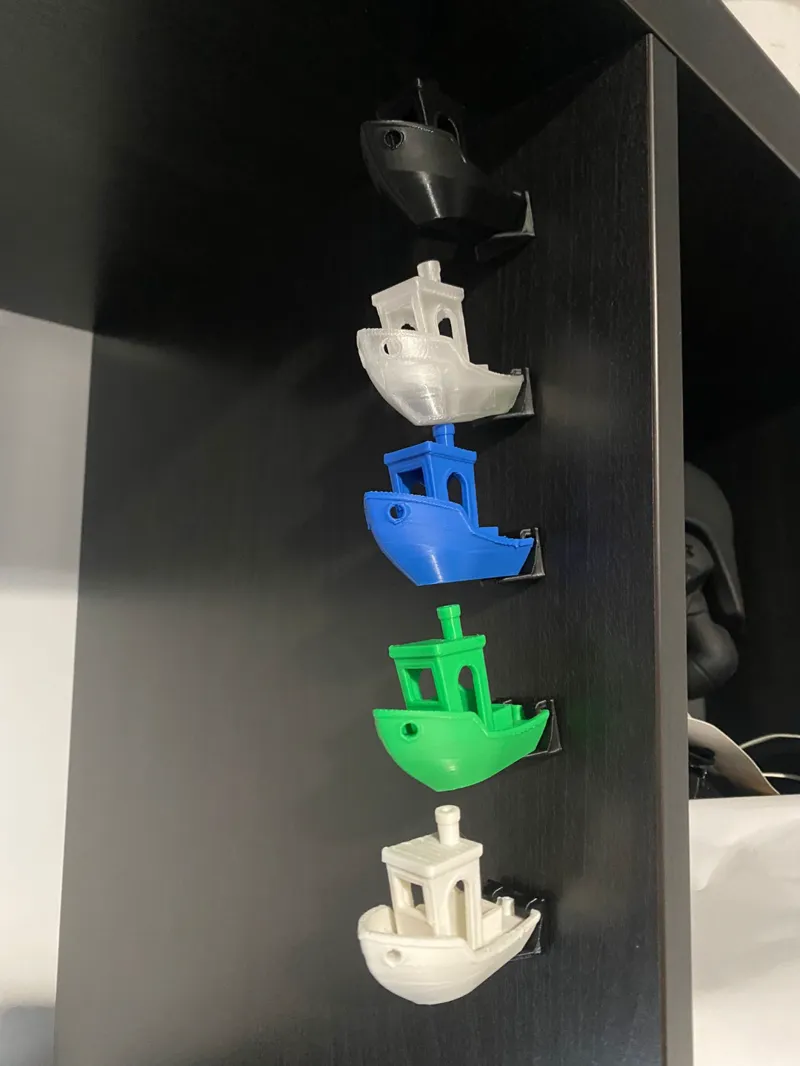 3D Benchy wall display