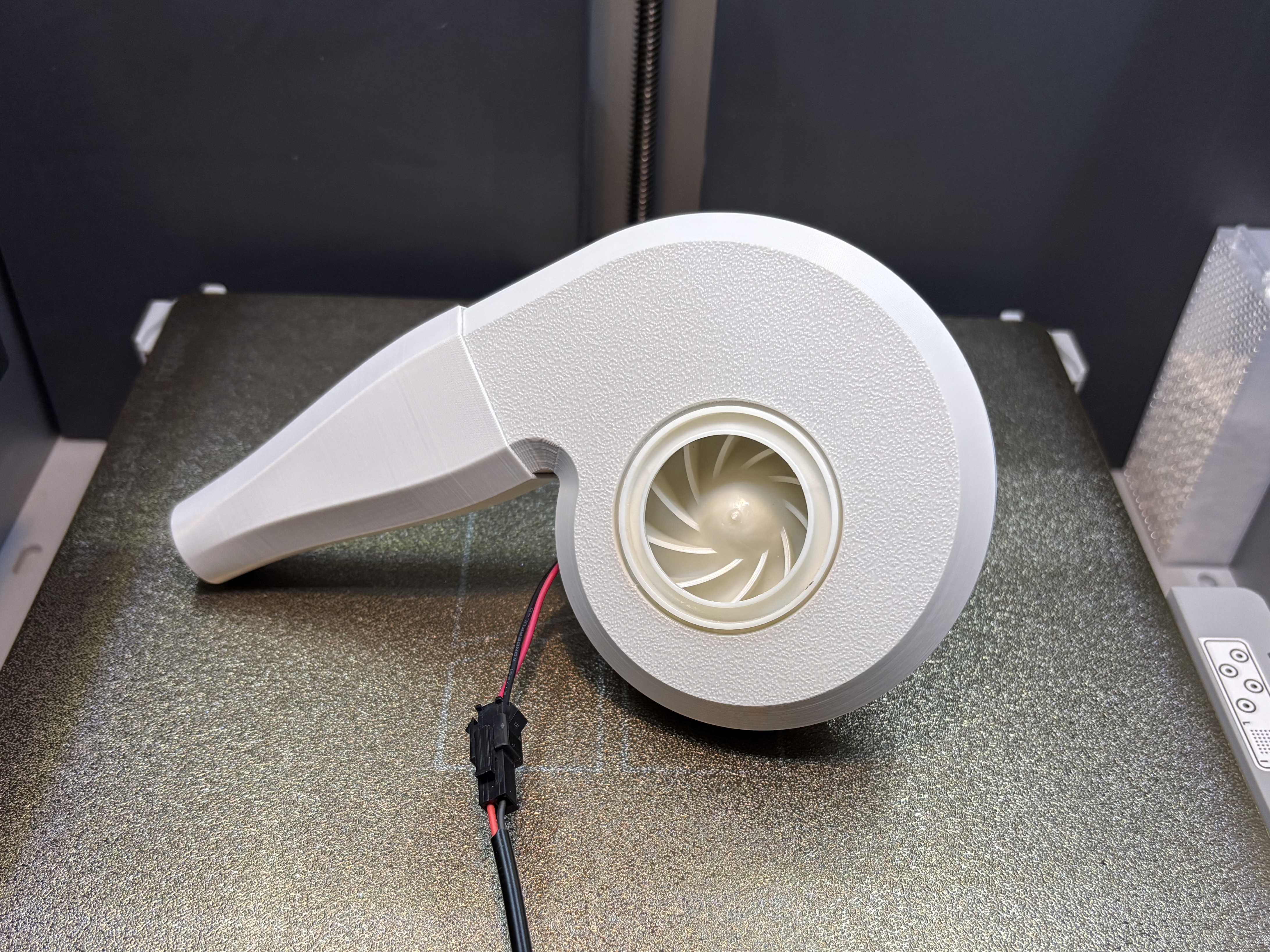 Miniatura 3 do modelo 3D 54mm 离心风机 蜗壳