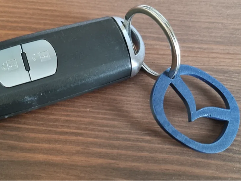 Mazda Logo Keychain