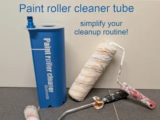 Paint roller cleaner / dryer / tube - Water