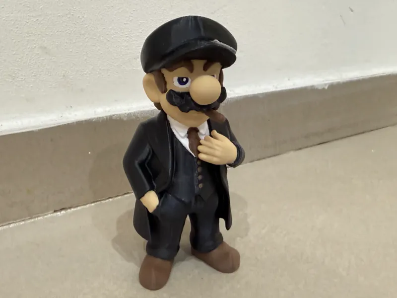 Mario Bros Peaky Blinders Hand