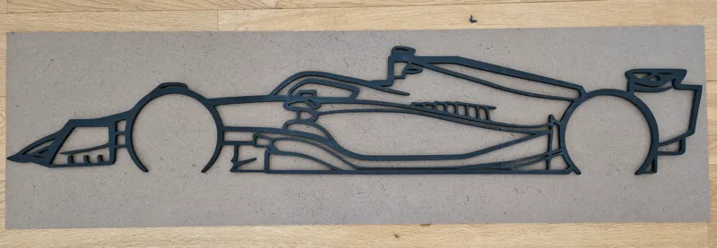 Formula 1 Car, 1200mm, 6 plates with connector