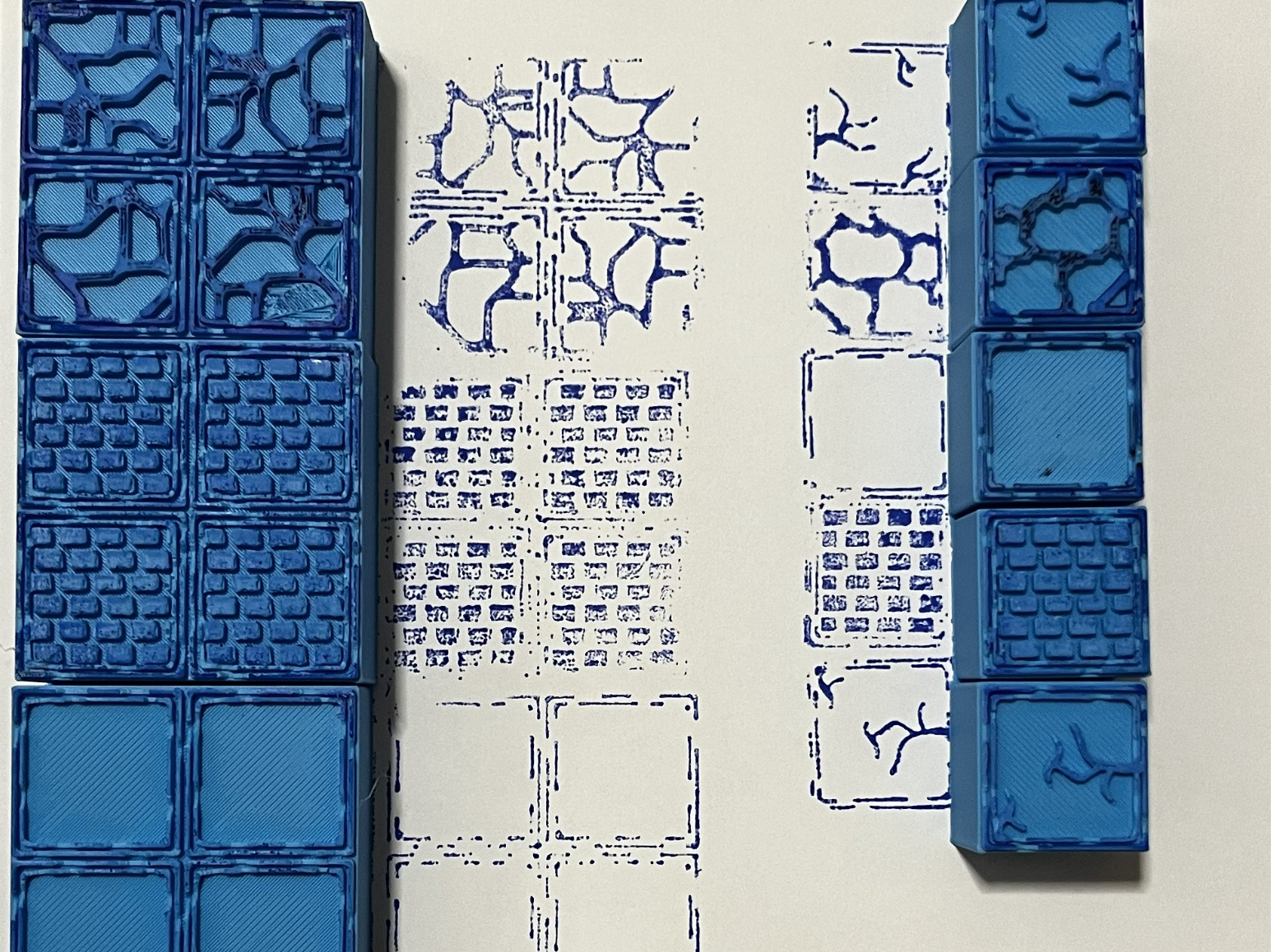 D&D Tile Dungeon Stamps (25mm) Set #1