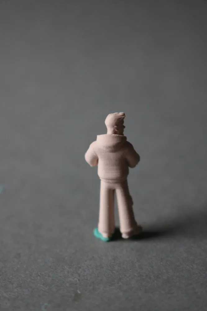 casually dressed man figurine - Free 3D Print Model - MakerWorld