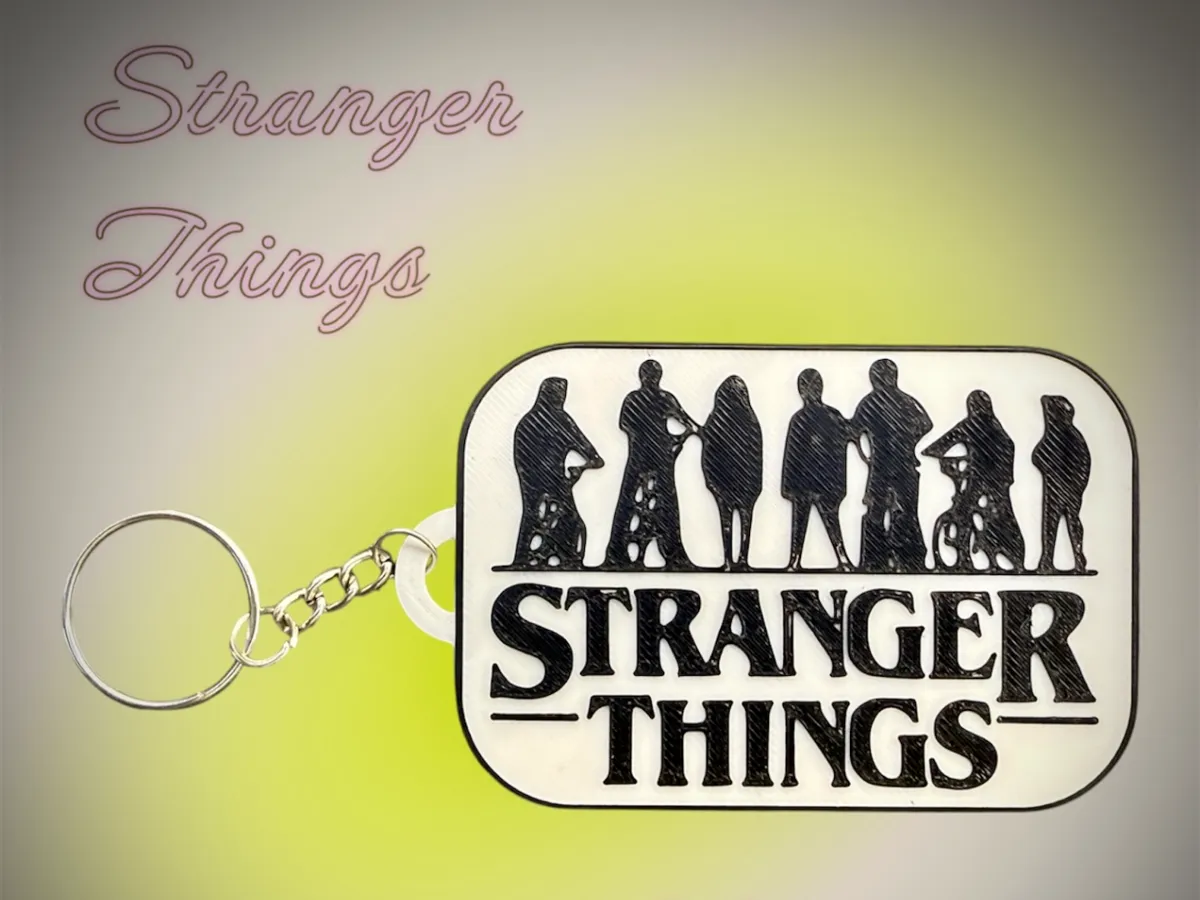 Stranger Things Keychain by 3DPOINTWORLD MakerWorld: Download Free 3D ...