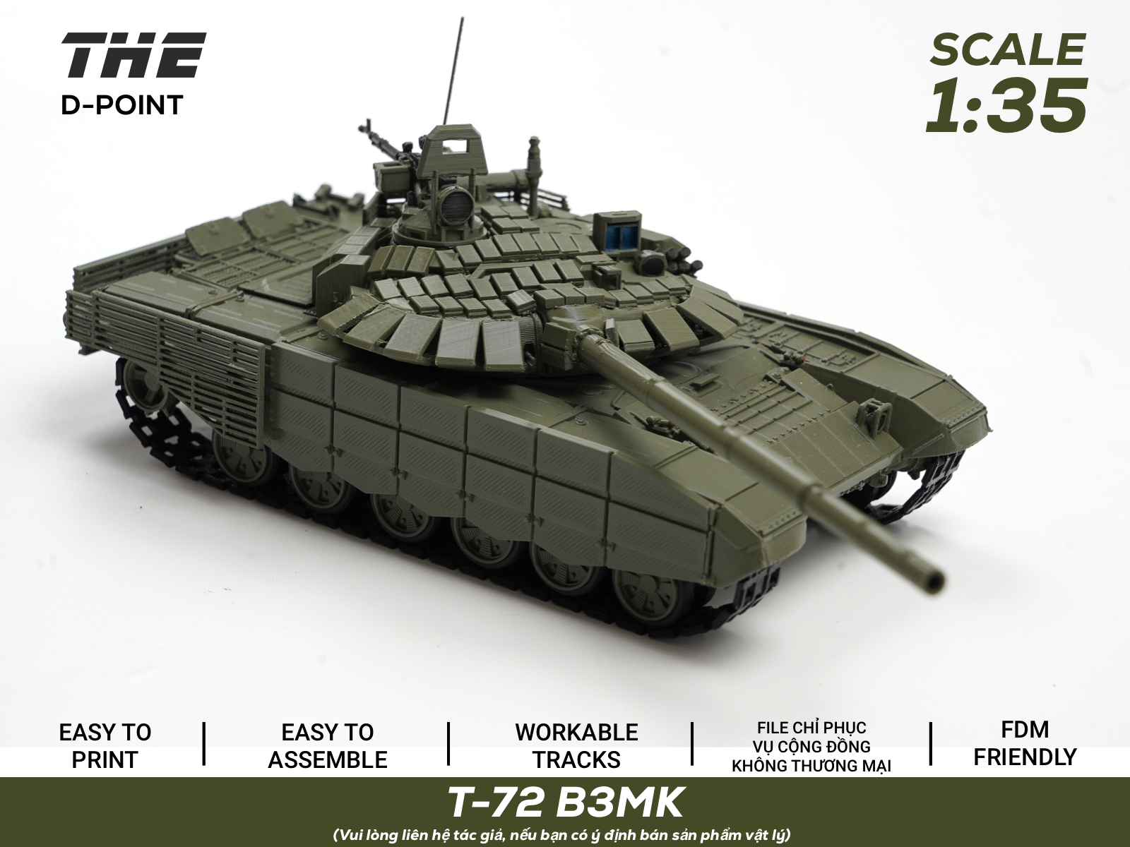 T-72B3MK | 1:35 Scale | 2,000 Followers Special! - 1