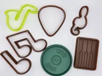Set de tampons et emporte-pieces theme musique — photo 2