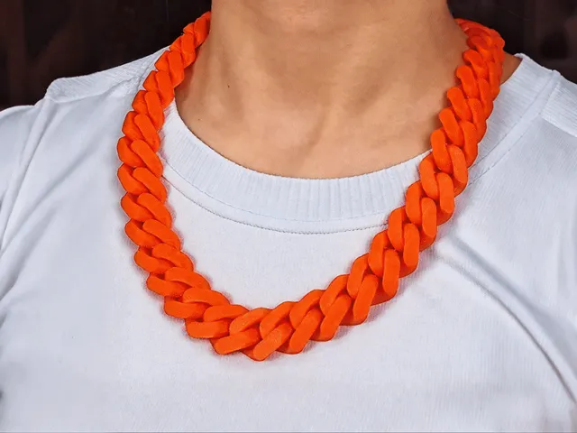 Cuban Link Chain Print-In-Place