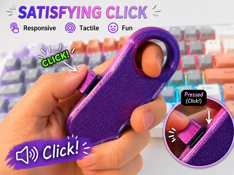 Fully Printed Fidget Clicker