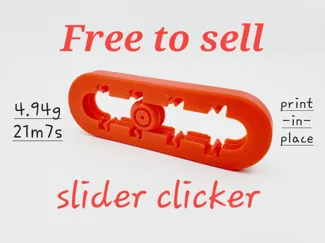 Slider clicker fidget