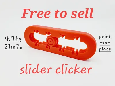 Slider clicker fidget