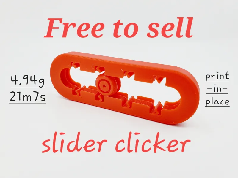 Slider clicker fidget