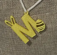 Étiquettes lettres oreilles de lapin pour Pâques — photo 2