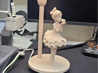 bajour tema ballerina con cuore