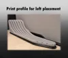 Left side placement, PETG