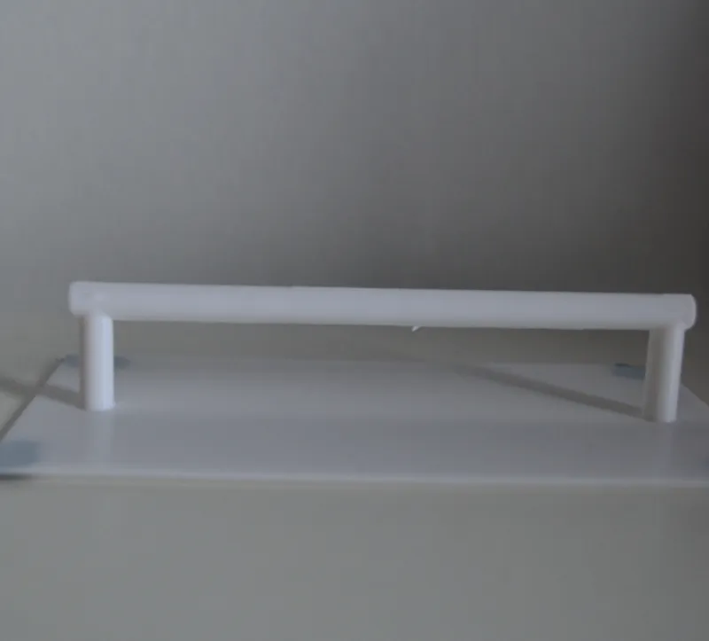 Mini skateboard rail