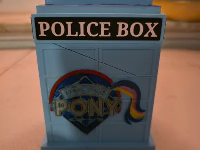 Doctor Who/My Little Pony Mashup - Deckbox