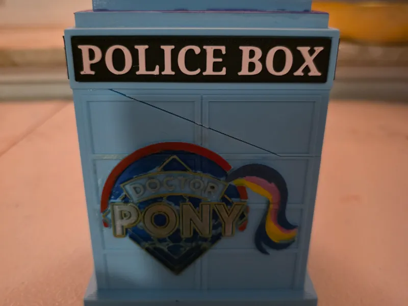 Doctor Who/My Little Pony Mashup - Deckbox