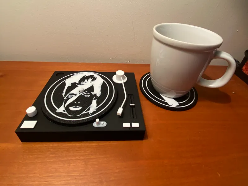 David Bowie Ziggy Stardust Coaster