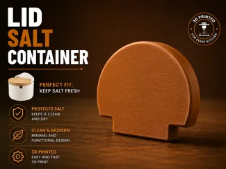 Kitchen Salt Container Lid