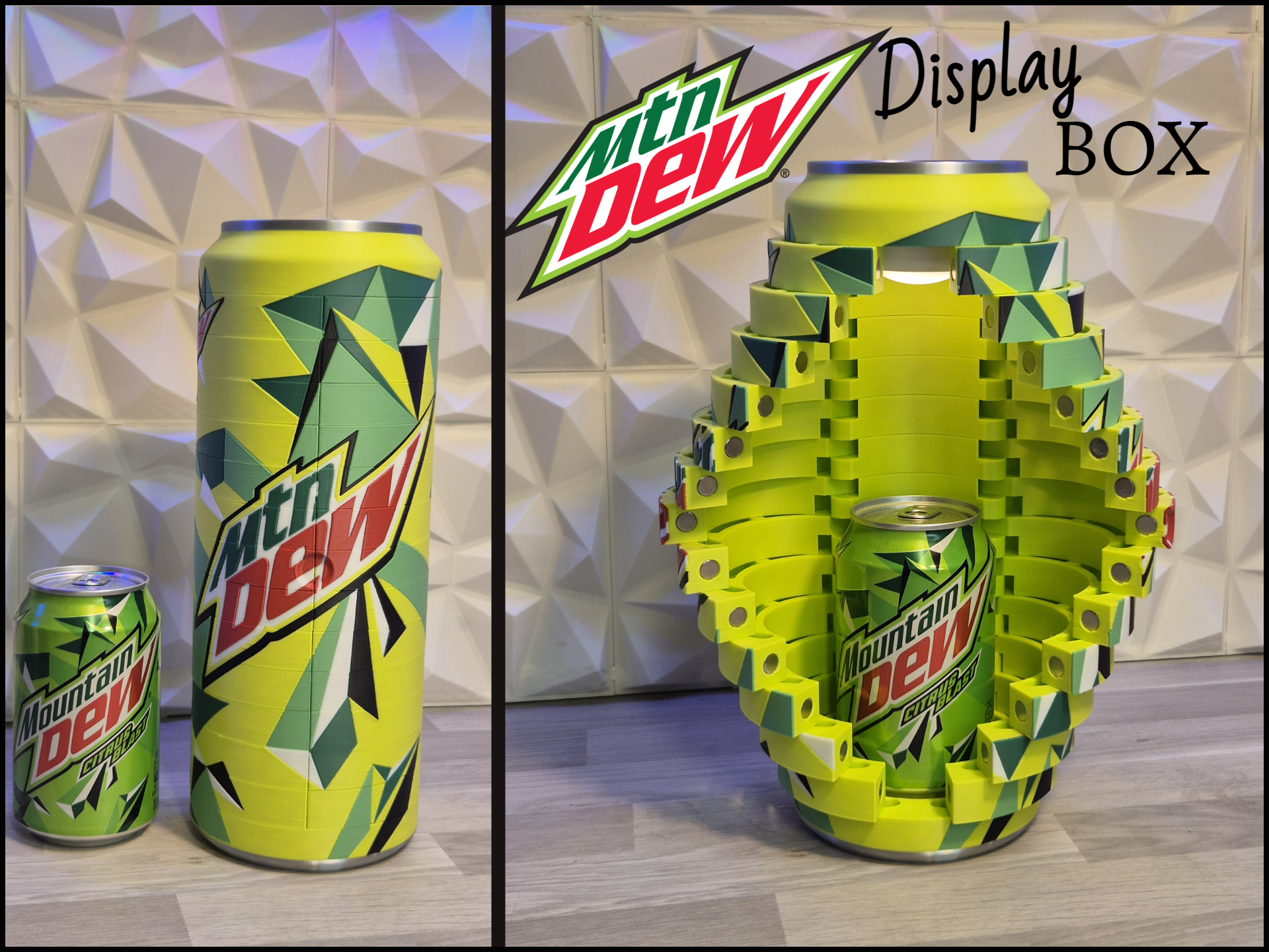 Mountain Dew Folding Door Display Box