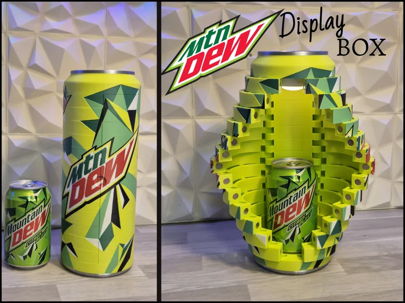 Mountain Dew Folding Door Display Box