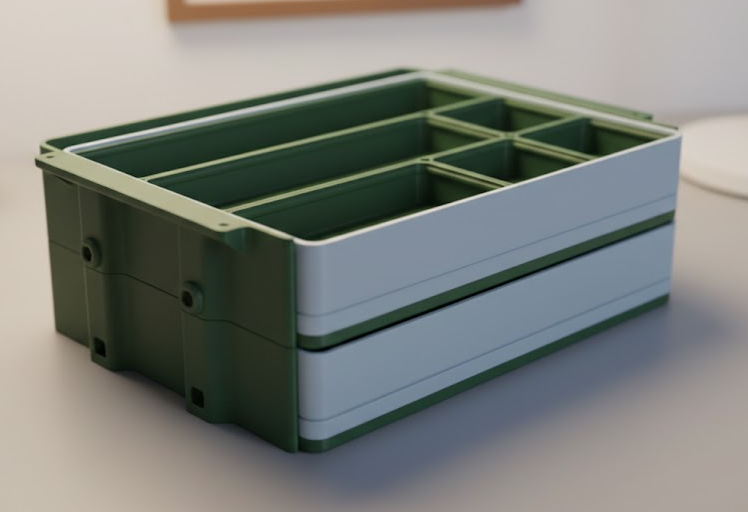 Miniatura 5 do modelo 3D Under Desk Drawer Modular | Push Lock| Gridfinity 