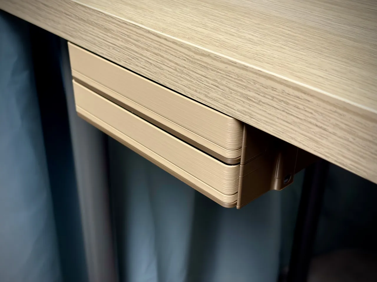 Under Desk Drawer Modular | Push Lock| Gridfinity view 2
