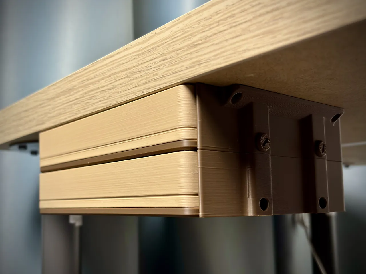 Under Desk Drawer Modular | Push Lock| Gridfinity view 4