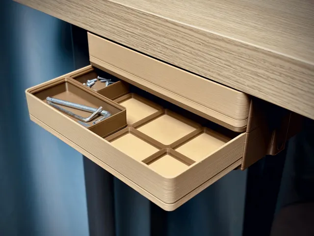 Under Desk Drawer Modular | Push Lock| Gridfinity