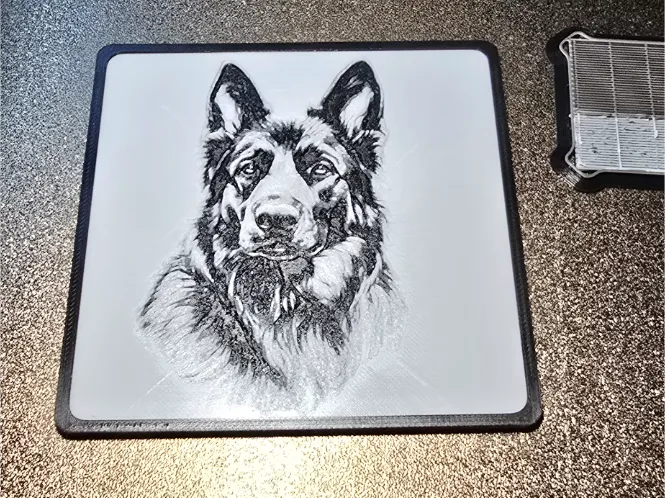 German Shepherd coasters hueforg