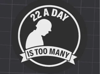 22 A Day Challenge Coin