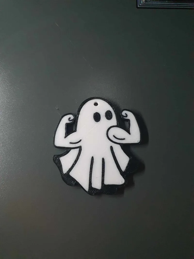 Ripped Ghost Keychain