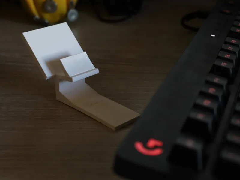 Logitech G213 phone holder