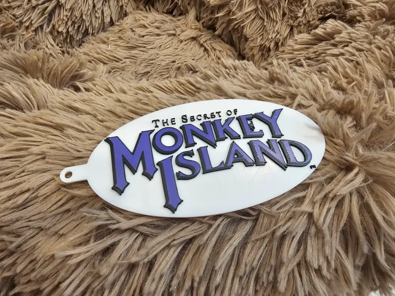 Secret of Monkey Island keychain