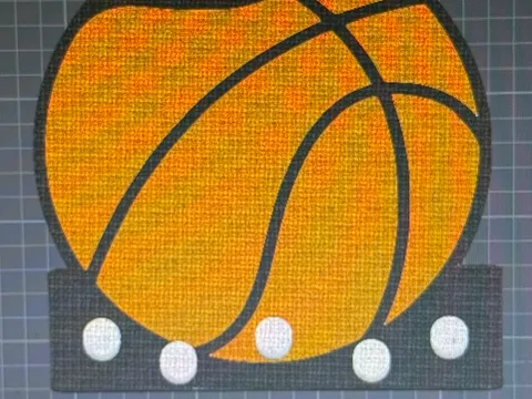 Basketball Medal wall mount