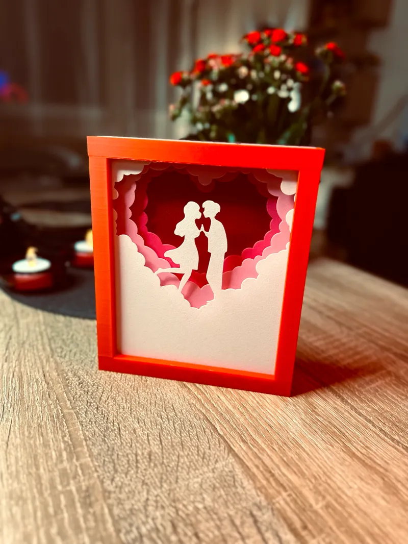 "In Love" Shadow Box / Deep Frame