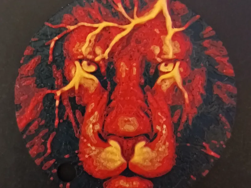 Lion Keychain (HueForge Keychain)