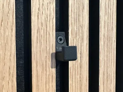 Hooks for wardrobe for acoustic panel Fibrotech