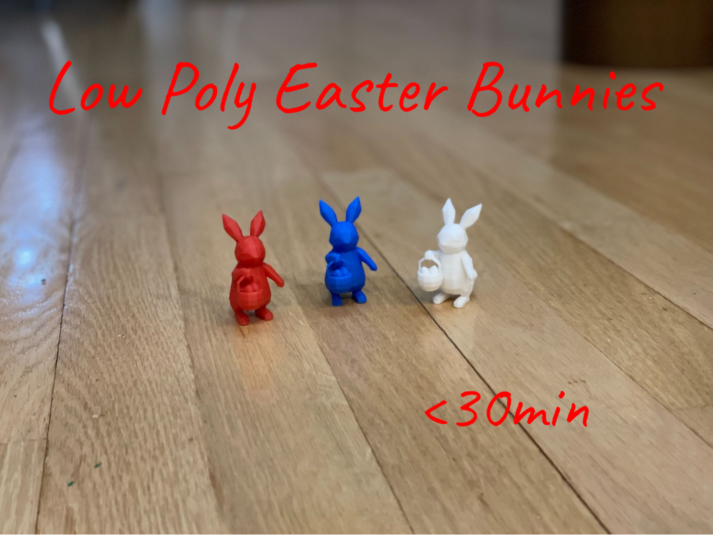 Low Poly Easter Bunny