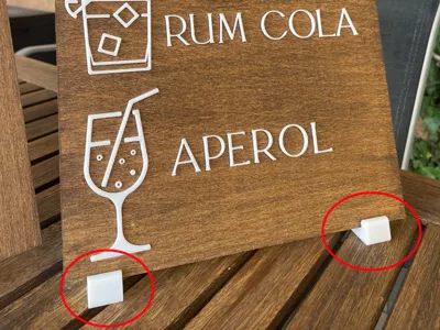 Stand for drink board