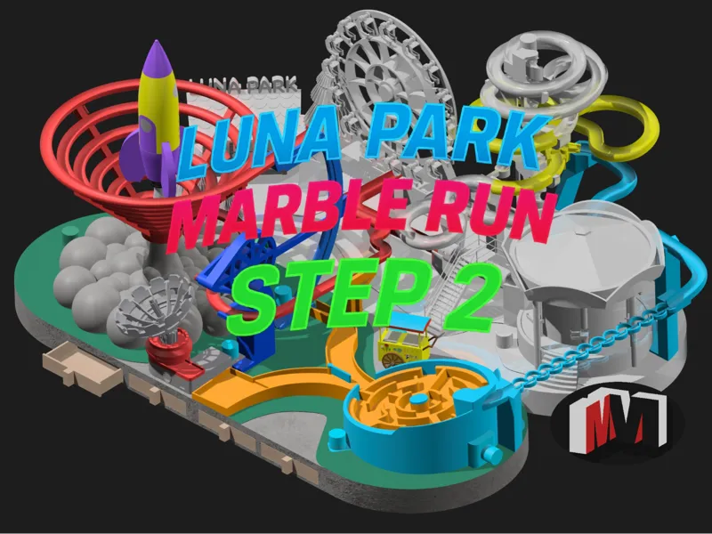 Luna Park Marble Run Step 2