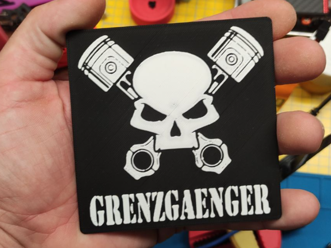 Grenzgaenger coaster / sign