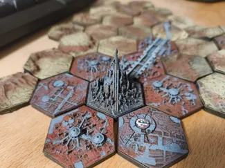 Grimdark Hive City Hex Grid