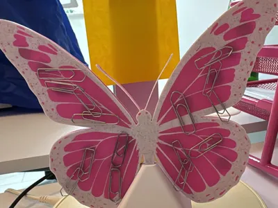 Magnetic Butterfly Desk Organizer