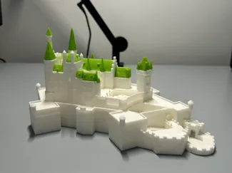 Hohenzollern Castle miniature model
