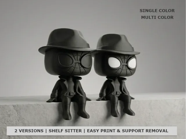 Spider-Noir Shelf Sitter | Single/Multi Color